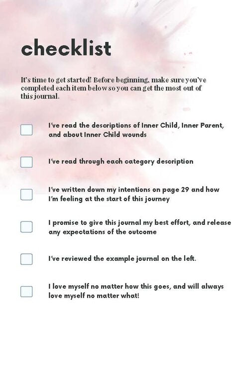 The Inner Child Journal (E-Book Version)