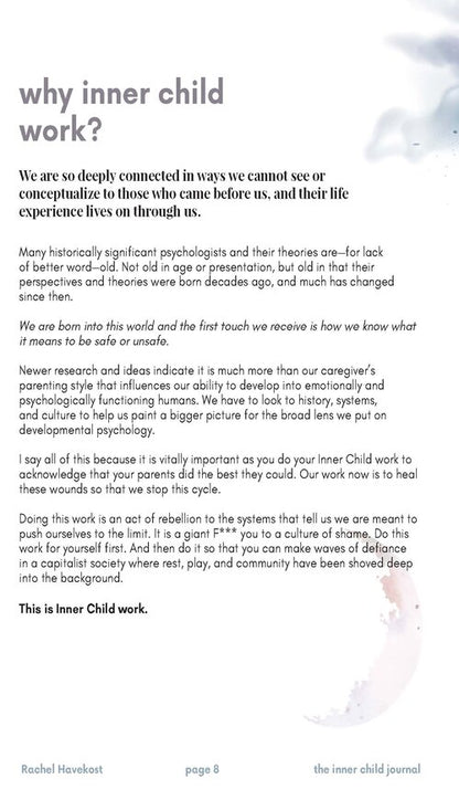 The Inner Child Journal (E-Book Version)