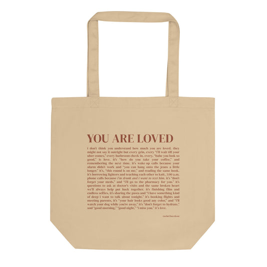 "YOU ARE LOVED" Tote Bag